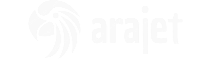 Arajet Arajet logo with name (dark)