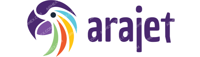Arajet Arajet logo with name