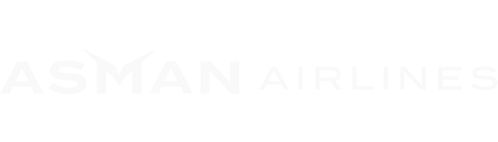 Asman Airlines Asman Airlines logo with name (dark)