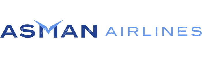 Asman Airlines Asman Airlines logo with name