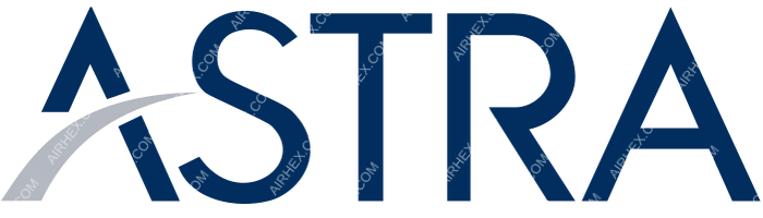 Astra Airlines Astra Airlines logo with name