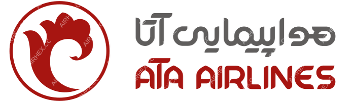 ATA Airlines ATA Airlines logo with name