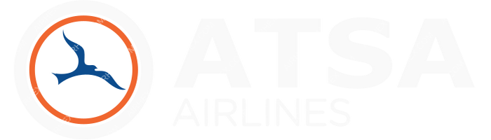 ATSA Airlines ATSA Airlines logo with name (dark)