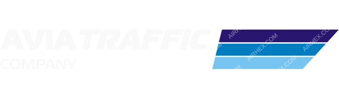 Avia Traffic Company Avia Traffic Company logo with name (dark)