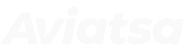 Aviatsa Aviatsa logo with name (dark)