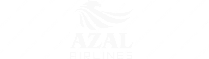 Azal Airlines (Yemen) Azal Airlines (Yemen) logo with name (dark)