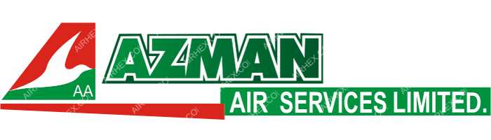 Azman Air Azman Air logo with name