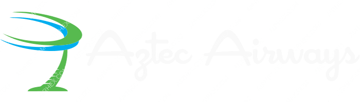 Aztec Airways Aztec Airways logo with name (dark)