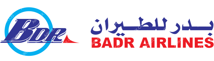 Badr Airlines Badr Airlines logo with name