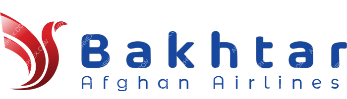 Bakhtar Afghan Airline Bakhtar Afghan Airline logo with name (dark)