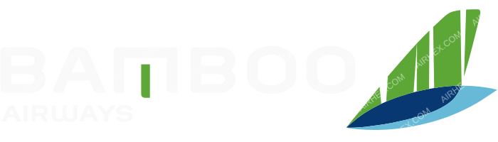 Bamboo Airways Bamboo Airways logo with name (dark)