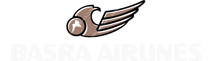 Basra Airlines Basra Airlines logo with name (dark)