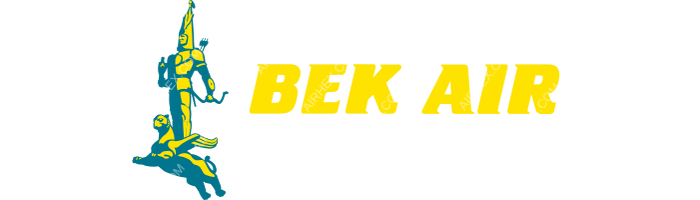 Bek Air Bek Air logo with name