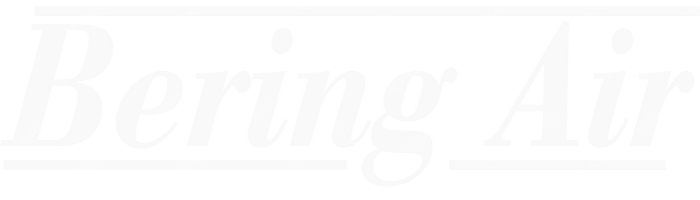 Bering Air Bering Air logo with name (dark)