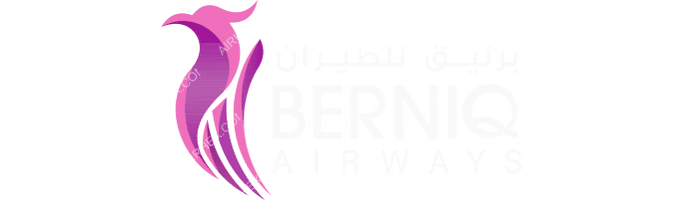 Berniq Airways Berniq Airways logo with name (dark)