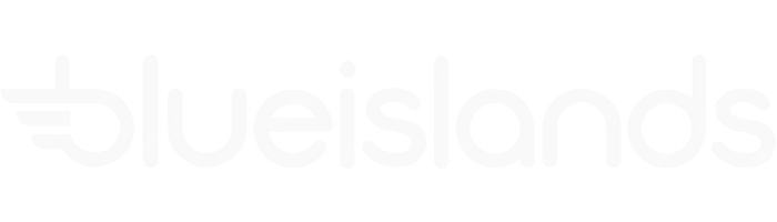 Blue Islands Blue Islands logo with name (dark)
