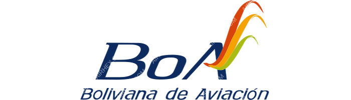 BOA Boliviana de Aviación BOA Boliviana de Aviación logo with name