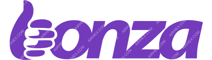 Bonza Bonza logo with name (dark)