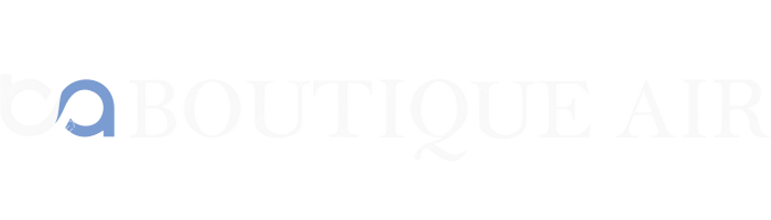 Boutique Air Boutique Air logo with name (dark)