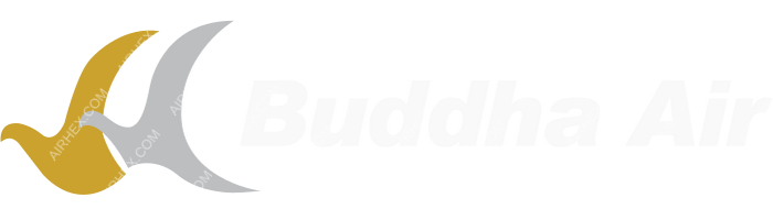 Buddha Air Buddha Air logo with name (dark)