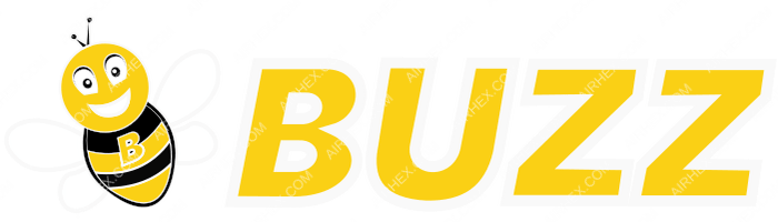 Buzz Buzz logo with name (dark)