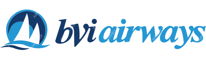 BVI Airways BVI Airways logo with name (dark)