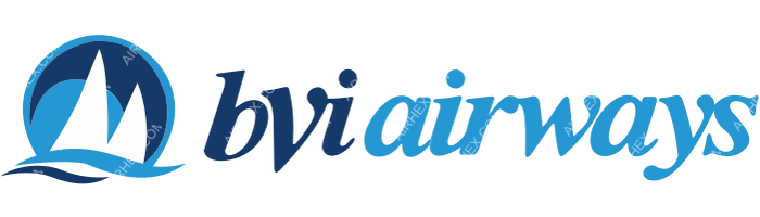 BVI Airways BVI Airways logo with name