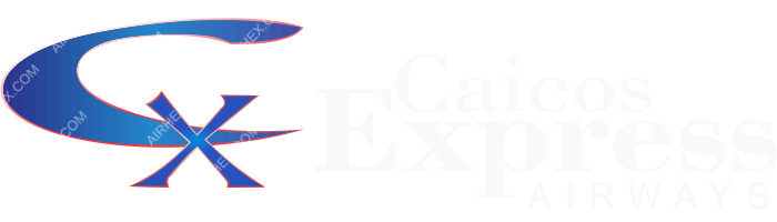 Caicos Express Airways Caicos Express Airways logo with name (dark)