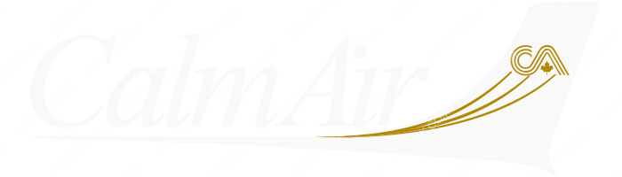 Calm Air Calm Air logo with name (dark)
