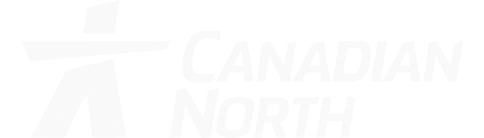 Canadian North Canadian North logo with name (dark)