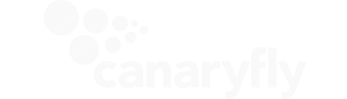 Canaryfly Canaryfly logo with name (dark)