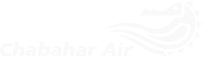 Chabahar Airlines Chabahar Airlines logo with name (dark)