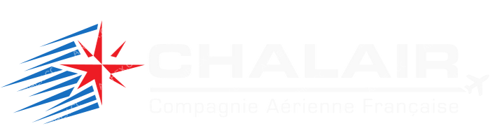Chalair Aviation Chalair Aviation logo with name (dark)