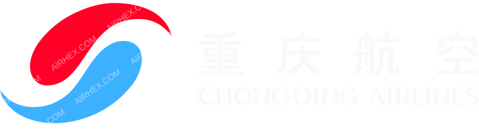 Chongqing Airlines Chongqing Airlines logo with name (dark)