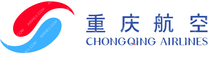 Chongqing Airlines Chongqing Airlines logo with name