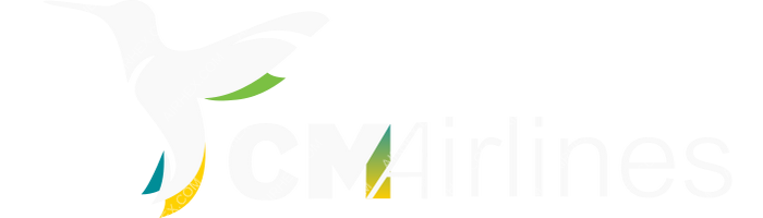 CM Airlines CM Airlines logo with name (dark)