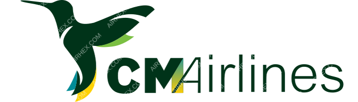 CM Airlines CM Airlines logo with name