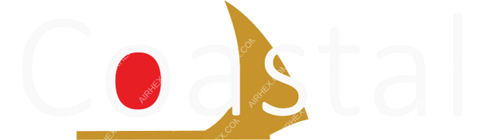 Coastal Aviation Coastal Aviation logo with name (dark)