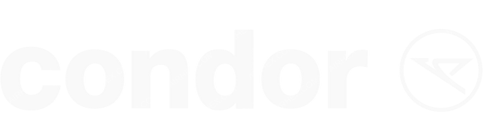 Condor Condor logo with name (dark)