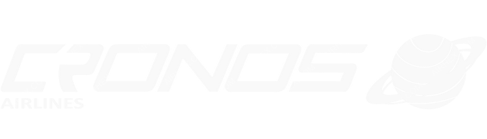 Cronos Airlines Cronos Airlines logo with name (dark)