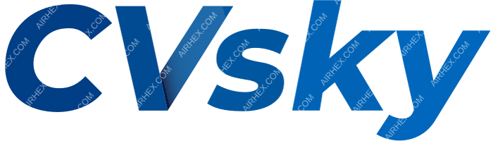 CVsky CVsky logo with name