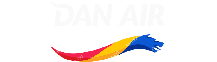 Dan Air Dan Air logo with name (dark)