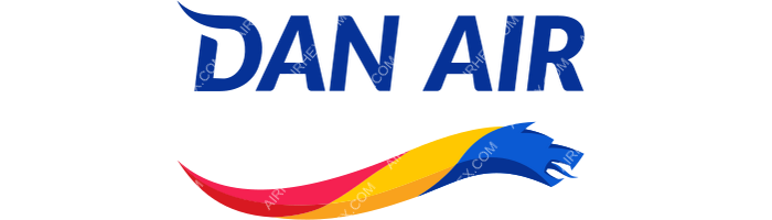 Dan Air Dan Air logo with name