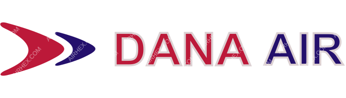 Dana Air Dana Air logo with name (dark)