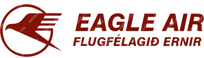 Eagle Air Iceland Eagle Air Iceland logo with name