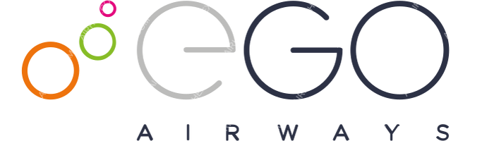 EGO Airways EGO Airways logo with name