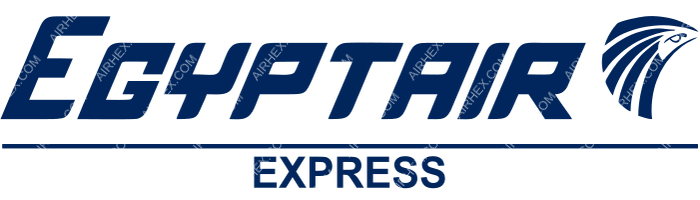 EgyptAir Express EgyptAir Express logo with name (dark)