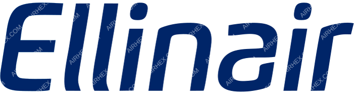 Ellinair Ellinair logo with name (dark)