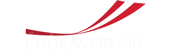Endeavor Air Endeavor Air logo with name (dark)