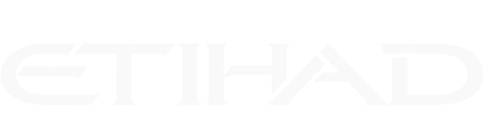 Etihad Airways Etihad Airways logo with name (dark)